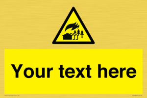 Custom Warning: Large scale fire zone